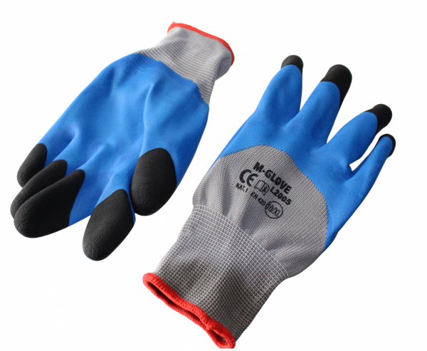 RĘKAWICE OCHRONE RWNY IBI BLUE ROZ.10 12 PAR