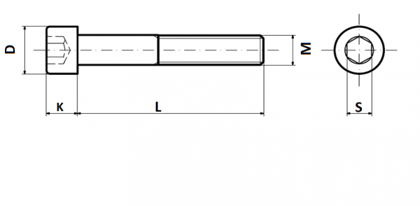 ŚRUBA IMBUSOWA M 16 X 45 DIN 912 OC