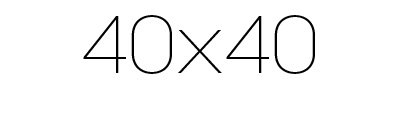 40X40