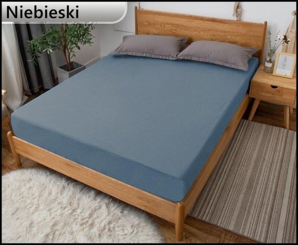 PRZEŚCIERADŁO GRUBE JERSEY Z GUMKĄ 80x160 cm