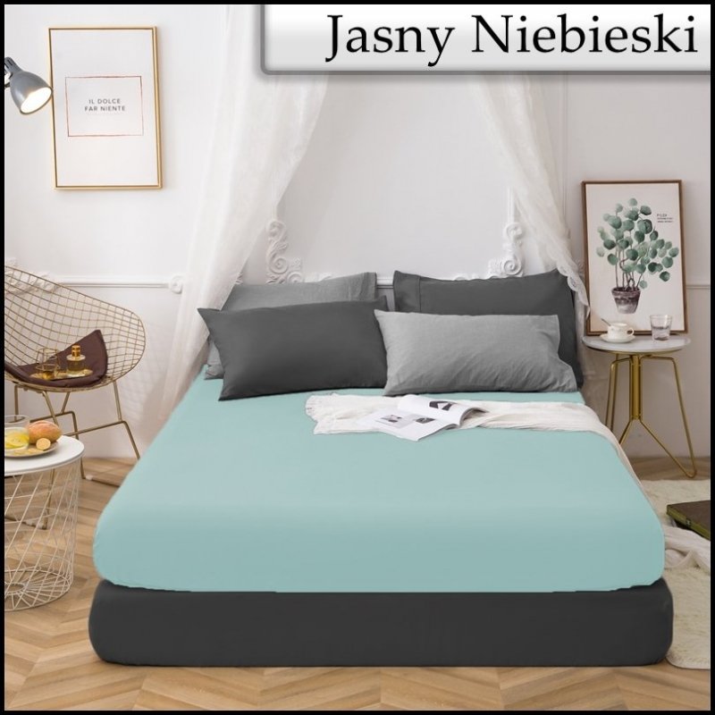 PRZEŚCIERADŁO BAWEŁNIANE Z GUMKĄ 160X200 FASHION