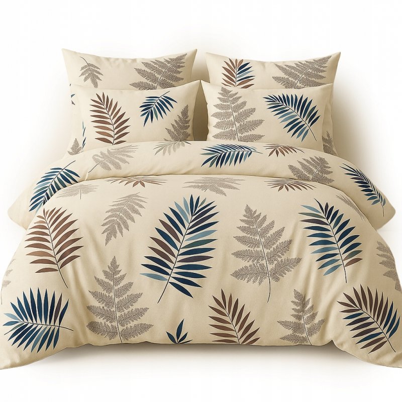 POŚCIEL 160x200 BAWEŁNA KOMPLET POŚCIELI + 2 POSZEWKI + PRZEŚCIERADŁO A-02