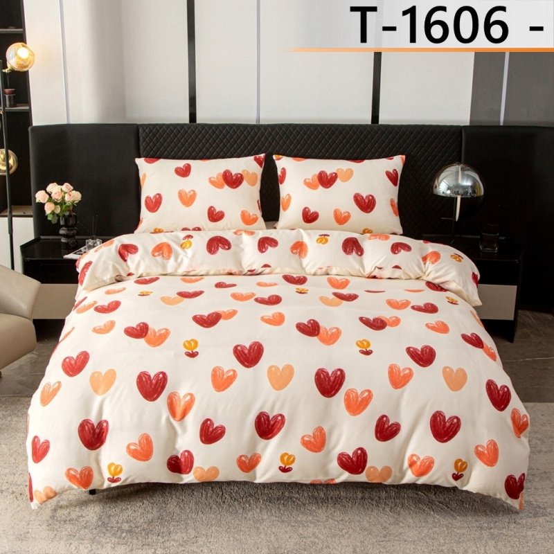 POŚCIEL 140x200 KOMPLET POŚCIELI + POSZEWKA WZÓR T-1606