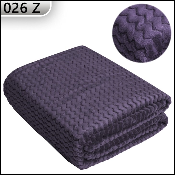 KOC Z MIKROFIBRY 200x220 NARZUTA  ZYGZAK
