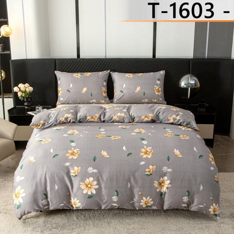 POŚCIEL 140x200 KOMPLET POŚCIELI + POSZEWKA WZÓR T-1603
