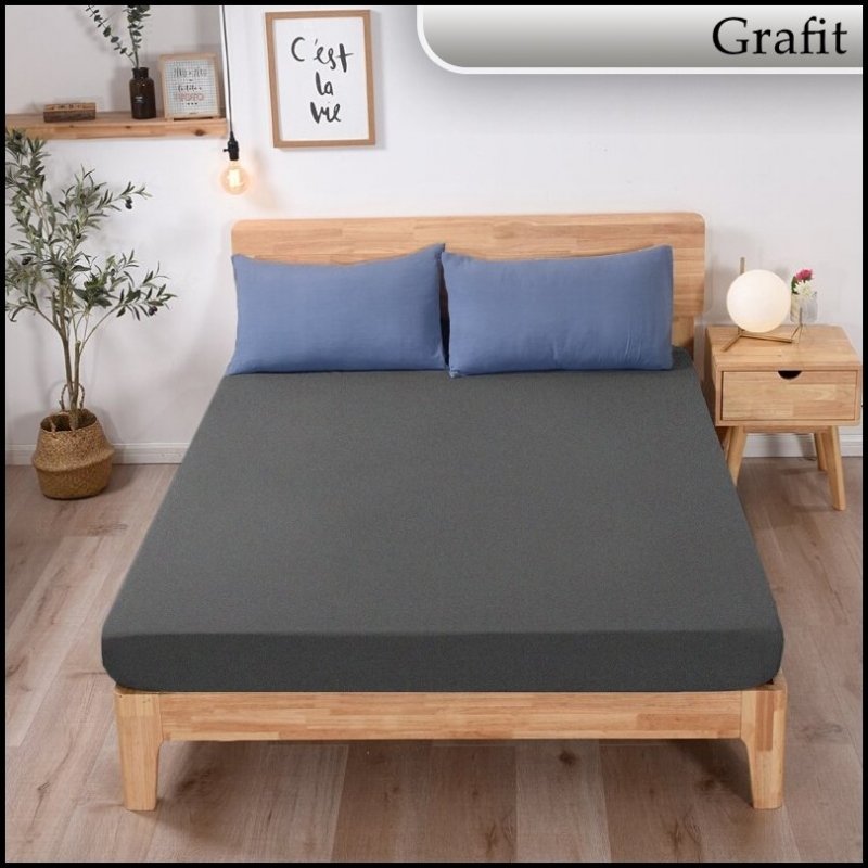 PRZEŚCIERADŁO FROTTE Z GUMKĄ 100x200 cm KWADRAT
