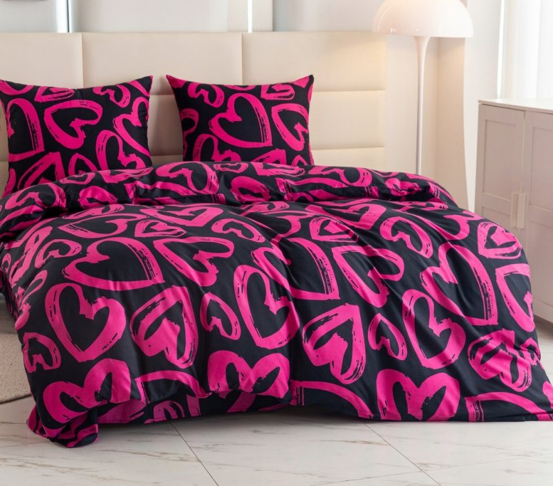 POŚCIEL 160x200 BAWEŁNA KOMPLET POŚCIELI BAWEŁNIANEJ + 2 POSZEWKI A-3018