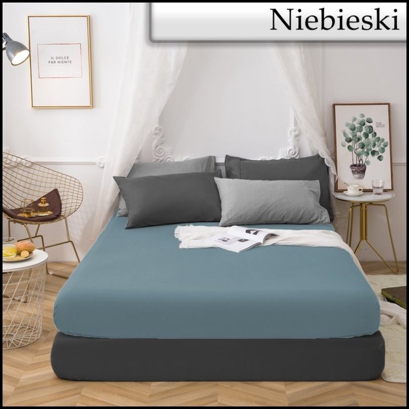 PRZEŚCIERADŁO BAWEŁNIANE Z GUMKĄ 200x220 FASHION 