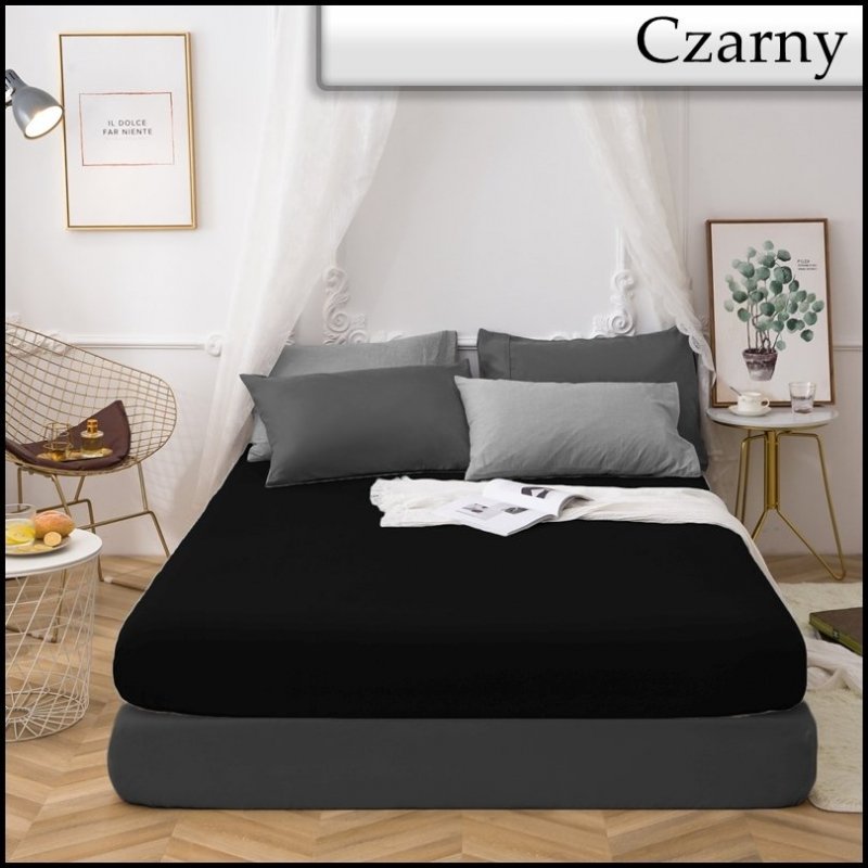 PRZEŚCIERADŁO BAWEŁNIANE Z GUMKĄ 200x220 FASHION 