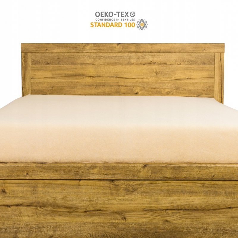 Prześcieradło Frotte z Gumką 120X200 Gruba Bawełna Bok 30 cm cappuccino