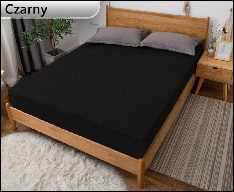 PRZEŚCIERADŁO GRUBE JERSEY Z GUMKĄ 200x220 cm