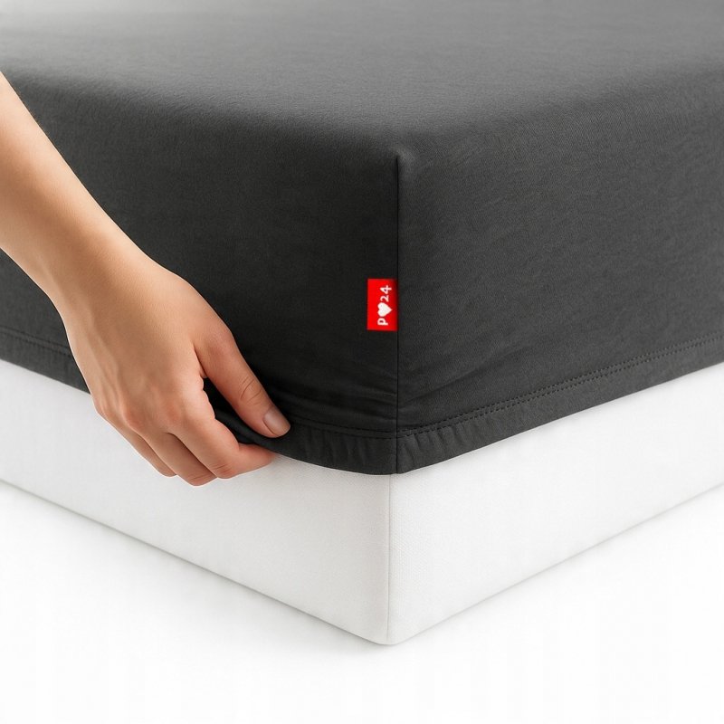Prześcieradło Jersey z Gumką 160x200 Bawełna Czesana Bok 30 cm (WYBIERZ)