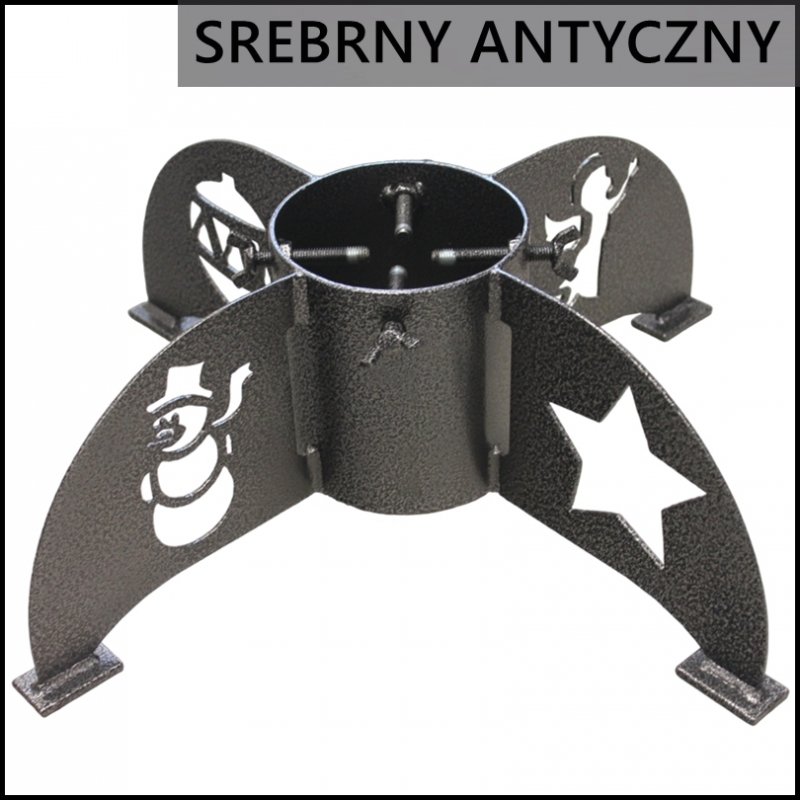 STOJAK POD CHOINKĘ METALOWY OKRĄGŁY BAŁWANEK
