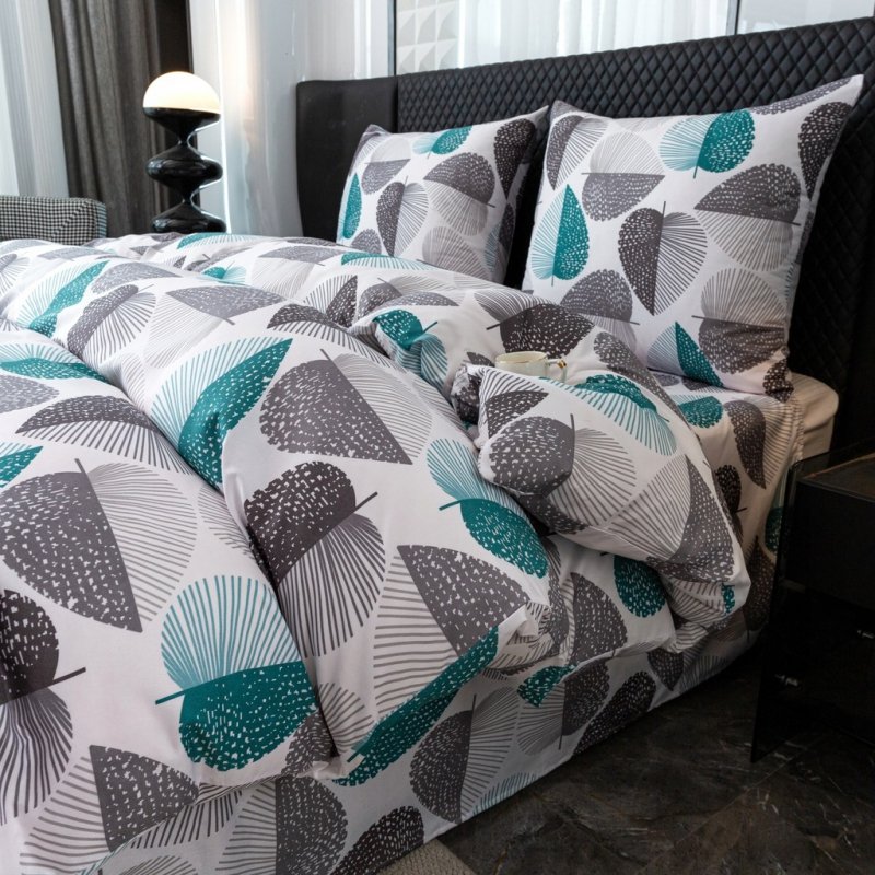 POŚCIEL 160x200 BAWEŁNA KOMPLET POŚCIELI BAWEŁNIANEJ + 2 POSZEWKI A-3084