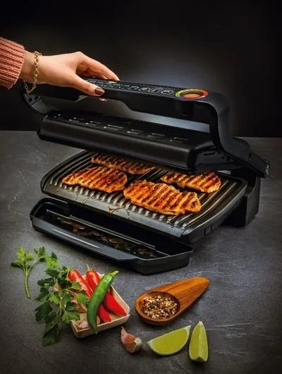 Grill elektryczny Tefal GC722834 OptiGrill+ XL czarny 9 PROG. CZERŃ 2000W