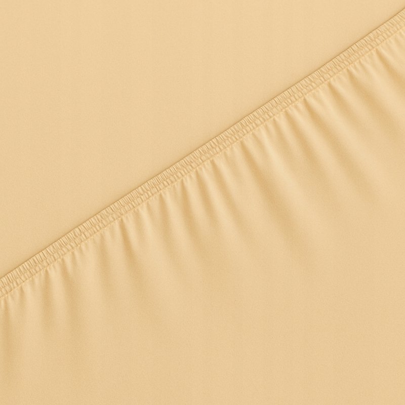 PRZEŚCIERADŁO Z GUMKĄ 200x220 BEŻOWY MATERAC ZAKŁADKA DO 25 CM