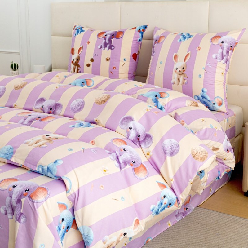 POŚCIEL 140x200 BAWEŁNIANA KOMPLET POŚCIELI + POSZEWKA WZÓR A-3287