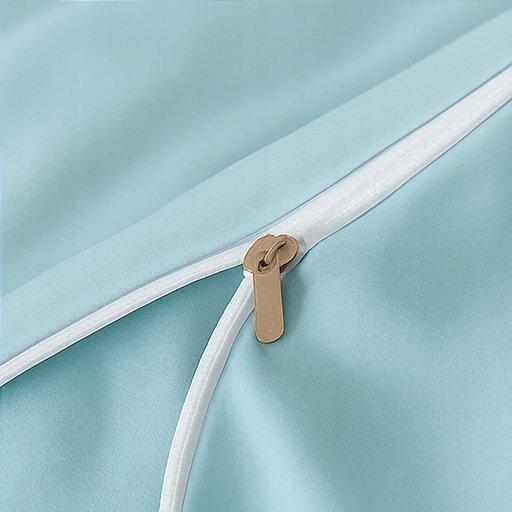 Pościel 200x220 Mikrofibra +2 Poszewki Komplet na Zamek – błękit