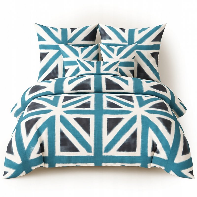 POŚCIEL 200x220 BAWEŁNA KOMPLET POŚCIELI + 2 POSZEWKI + PRZEŚCIERADŁO A-08