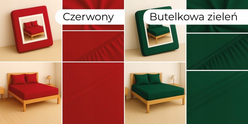 PRZEŚCIERADŁO Z GUMKĄ 200x220 MATERAC ZAKŁADKA DO 25 CM - RÓŻNE KOLORY (WYBIERZ)