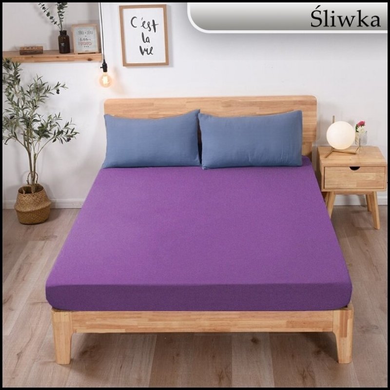 PRZEŚCIERADŁO FROTTE Z GUMKĄ 200x200 cm KWADRAT