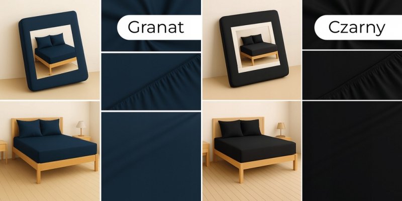 PRZEŚCIERADŁO Z GUMKĄ 180x200 MATERAC ZAKŁADKA DO 25 CM - RÓŻNE KOLORY (WYBIERZ)
