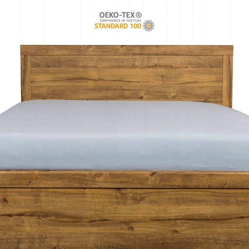 Prześcieradło Jersey z Gumką 200x200 Gruba Bawełna Bok 30 cm popielaty