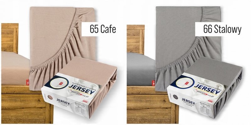 Prześcieradło Jersey z Gumką 200x200 Bawełna Czesana Bok 30 cm Różne Kolory