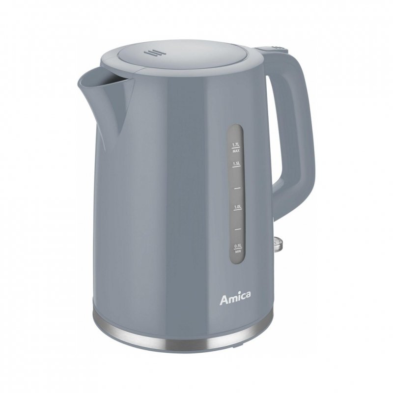 Czajnik elektryczny Amica KF1013 2200 W 1,7 l srebrny/szary