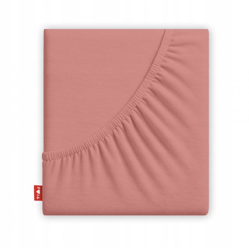 Prześcieradło 200x220 z Gumką GRUBA Bawełna Premium Bok 30 cm Paryski róż