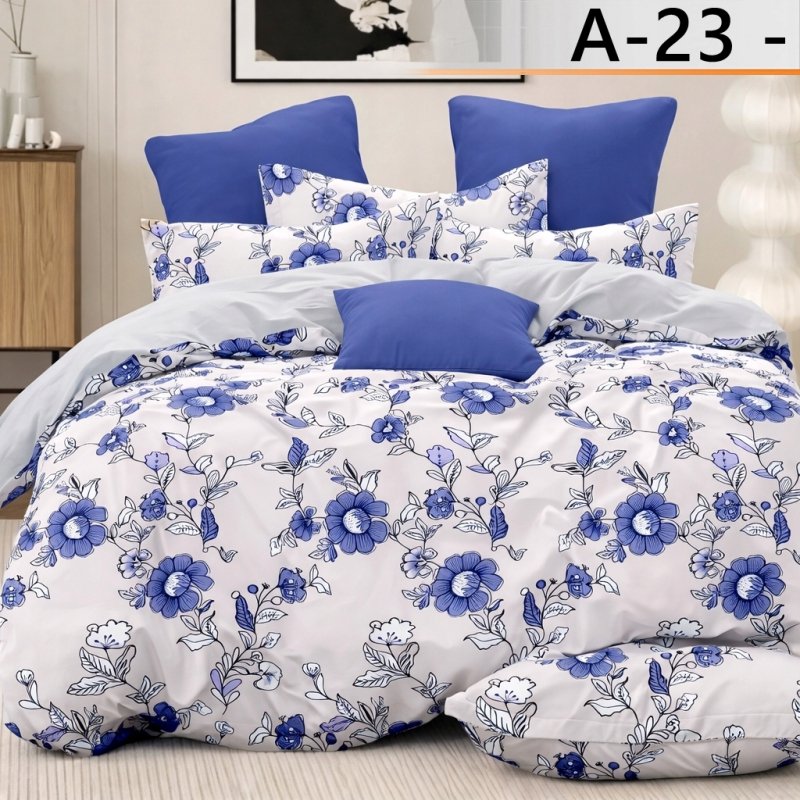 POŚCIEL 200x220 BAWEŁNA KOMPLET POŚCIELI BAWEŁNIANEJ + 2 POSZEWKI WZÓR A-23