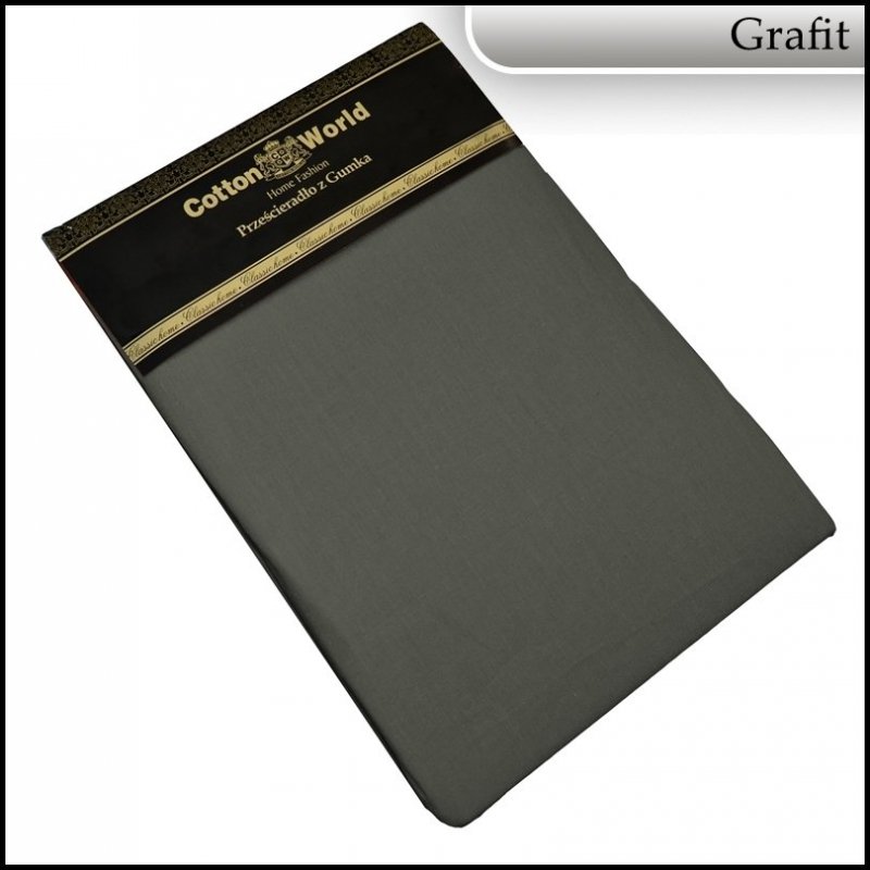 PRZEŚCIERADŁO BAWEŁNIANE Z GUMKĄ 200x220 COTTON WORLD