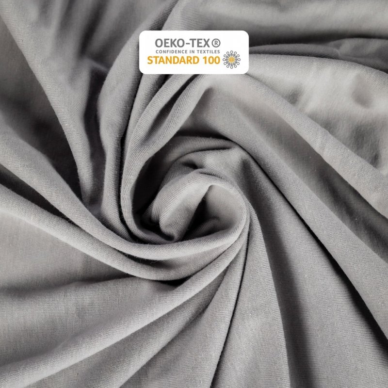 Prześcieradło 80x200 z Gumką GRUBA Bawełna Premium Bok 30 cm Stalowy