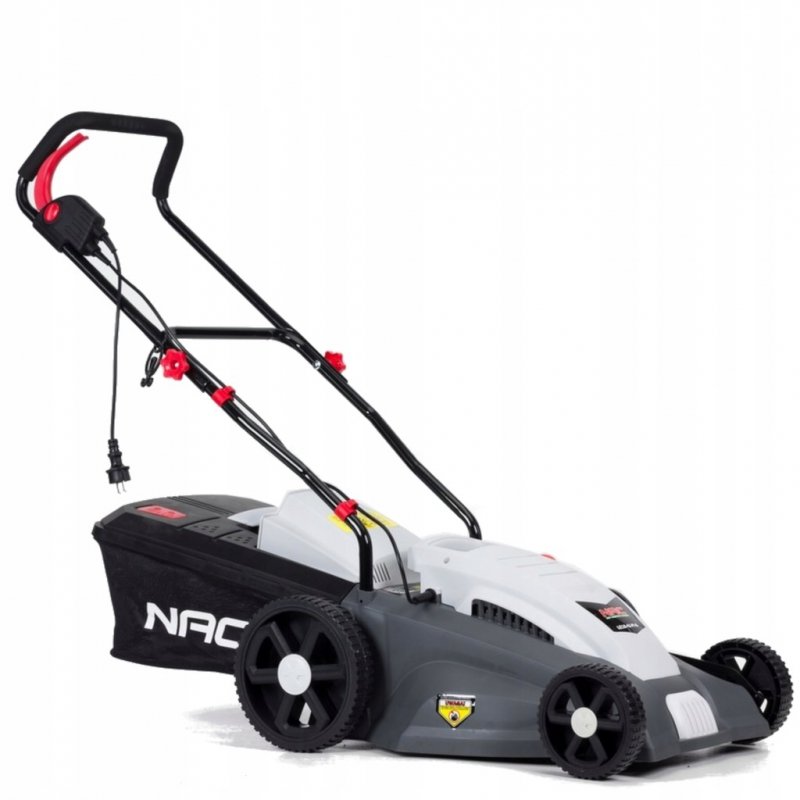 NAC Kosiarka elektryczna NAC 1800 W 42 cm z koszem 50 l z regulacją