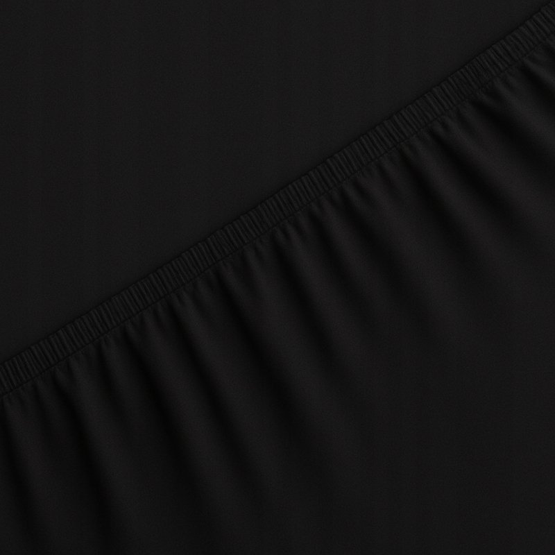 PRZEŚCIERADŁO Z GUMKĄ 90x200 CZARNY MATERAC ZAKŁADKA DO 25 CM