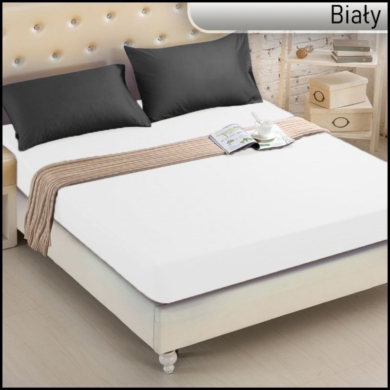 PRZEŚCIERADŁO FROTTE Z GUMKĄ 160x200 cm RULON