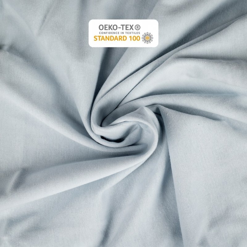 Prześcieradło 80x200 z Gumką GRUBA Bawełna Premium Bok 30 cm Popielaty