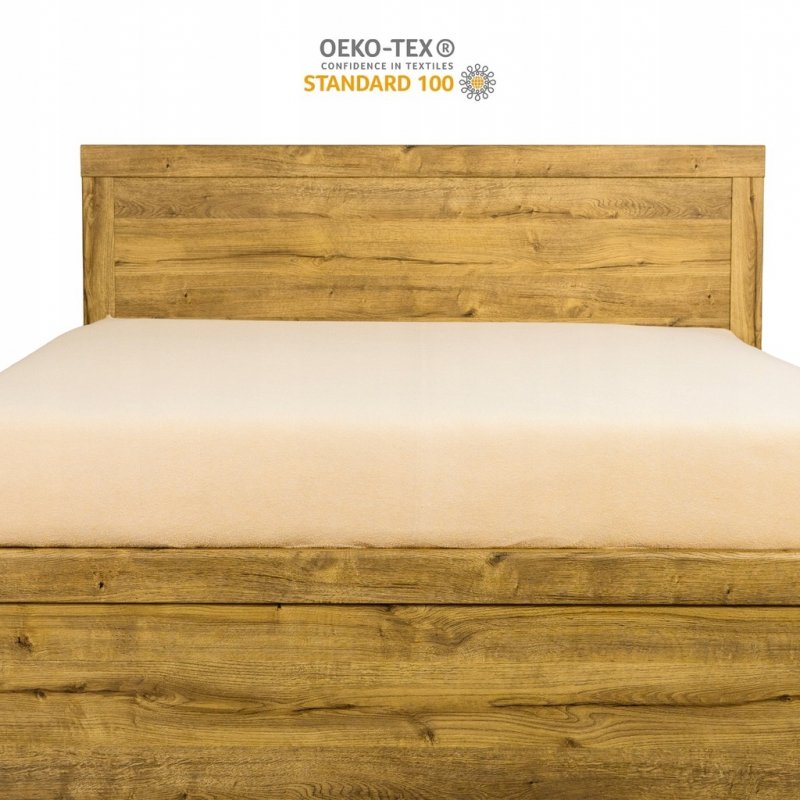 Prześcieradło Frotte z Gumką 200X220 Gruba Bawełna Bok 30 cm kość słoniowa