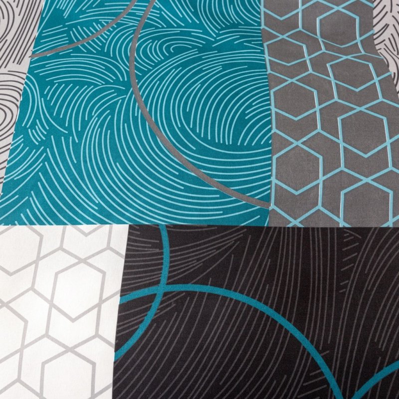 POŚCIEL 160x200 BAWEŁNA KOMPLET POŚCIELI BAWEŁNIANEJ + 2 POSZEWKI A-3055