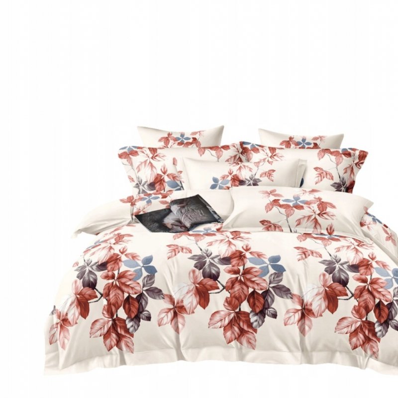 POŚCIEL 200x220 BAWEŁNA KOMPLET POŚCIELI + 2 POSZEWKI + PRZEŚCIERADŁO A-18