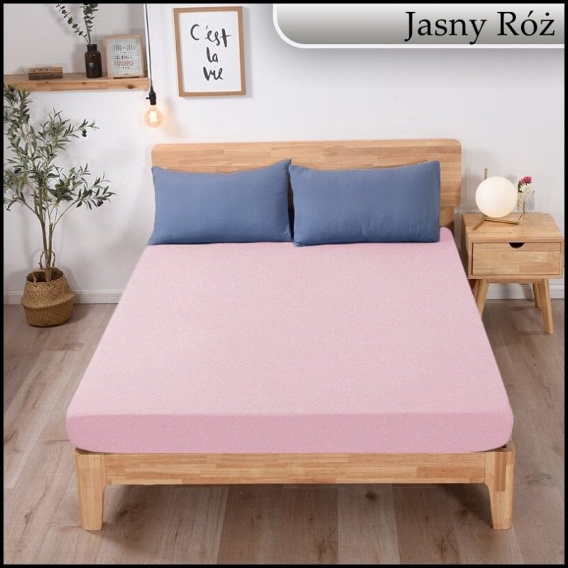 PRZEŚCIERADŁO FROTTE Z GUMKĄ 70x160 cm KWADRAT
