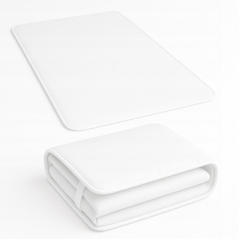 Ochraniacz na materac 120x200 BAWEŁNA WODOODPORNY 90C topper Z GUMKĄ POLSKI