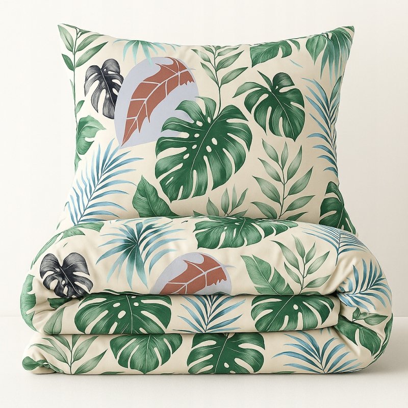 POŚCIEL 200x220 BAWEŁNA KOMPLET POŚCIELI + 2 POSZEWKI + PRZEŚCIERADŁO A-07