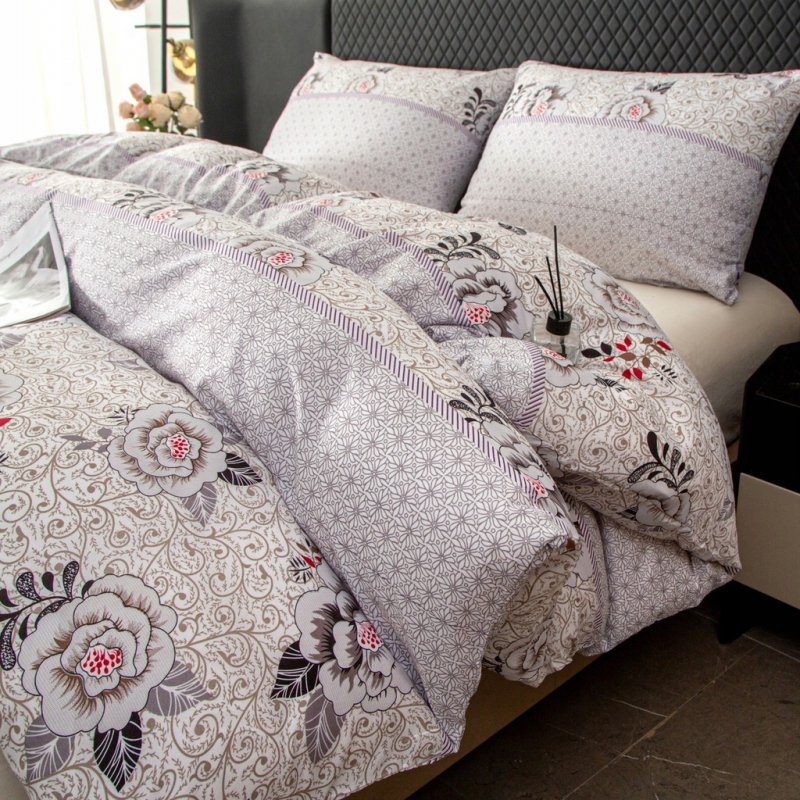 POŚCIEL 200x220 KOMPLET POŚCIELI + 2 POSZEWKI WZÓR T-1605