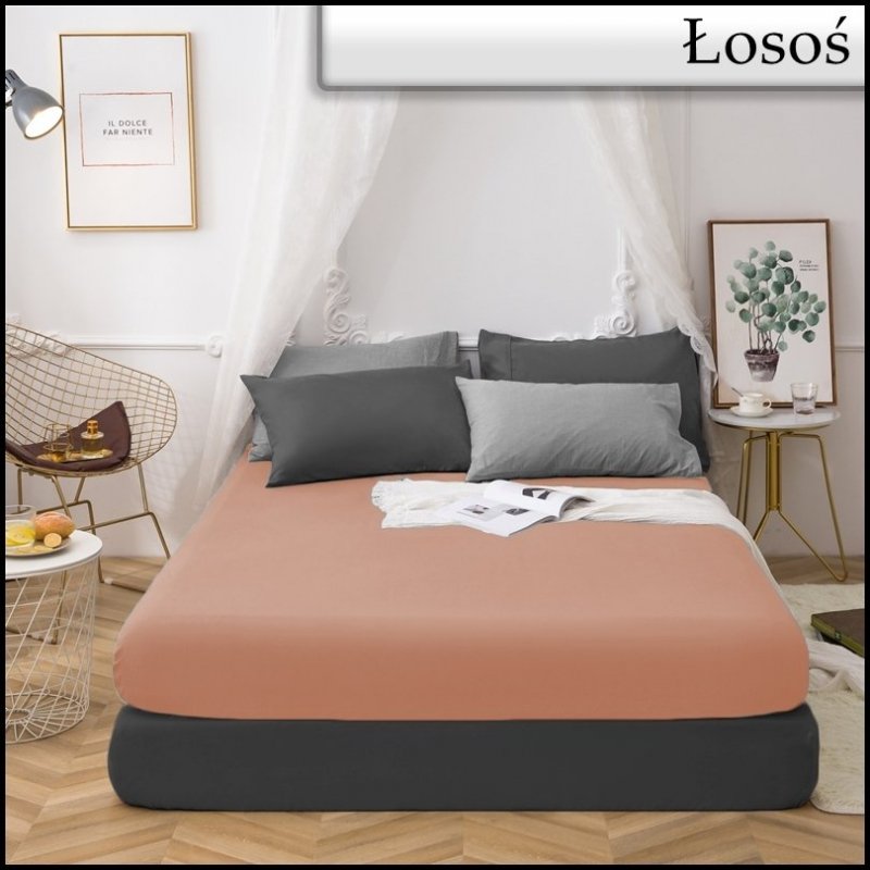 PRZEŚCIERADŁO BAWEŁNIANE Z GUMKĄ 90x200 FASHION