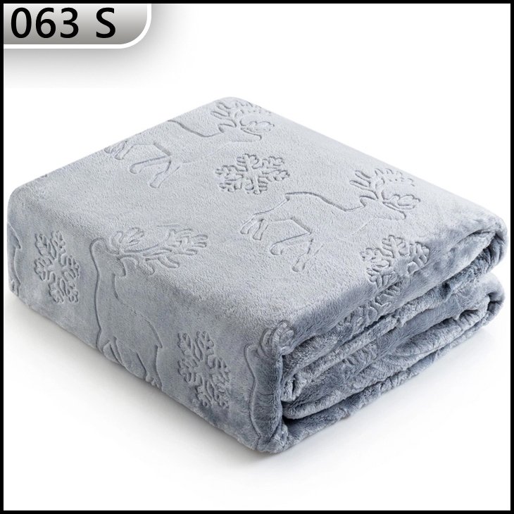 KOC Z MIKROFIBRY 200x220 WYTŁACZANY SNOW
