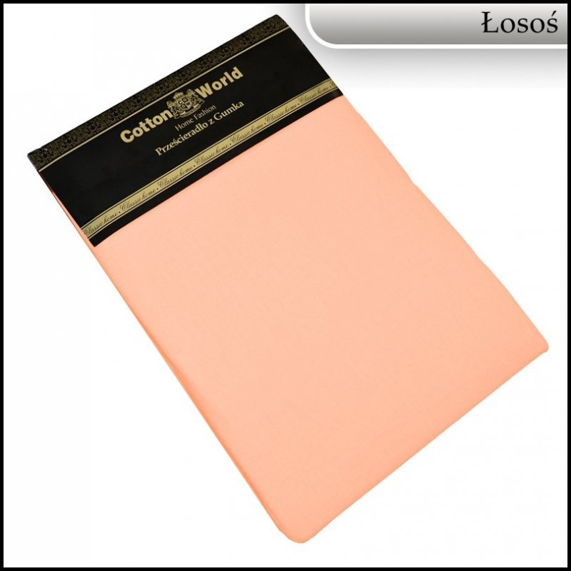 PRZEŚCIERADŁO BAWEŁNIANE Z GUMKĄ 200x220 COTTON WORLD