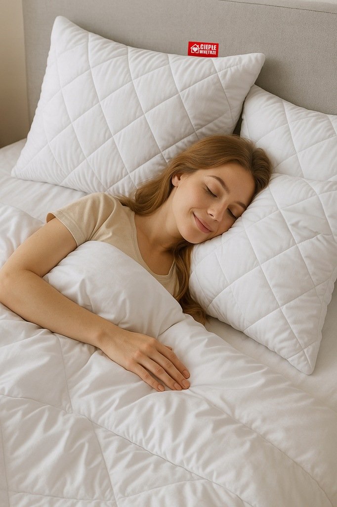 KOŁDRA 200x220 ANTYALERGICZNA CAŁOROCZNA MIKROFIBRA POLSKA MEDYCZNA