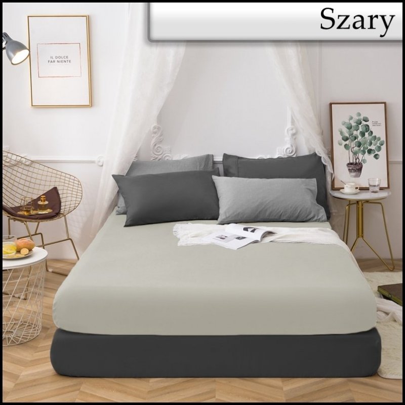PRZEŚCIERADŁO BAWEŁNIANE Z GUMKĄ 200x220 FASHION 