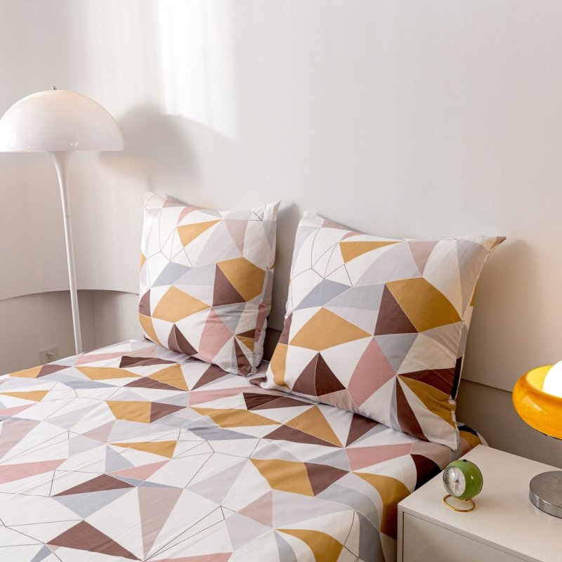 POŚCIEL 200x220 BAWEŁNA KOMPLET POŚCIELI BAWEŁNIANEJ + 2 POSZEWKI A-2776